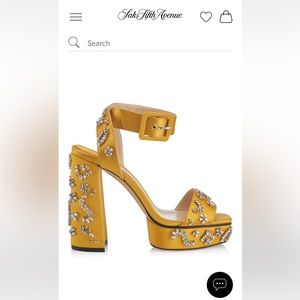Jimmy Choo Jax Satin platform heels